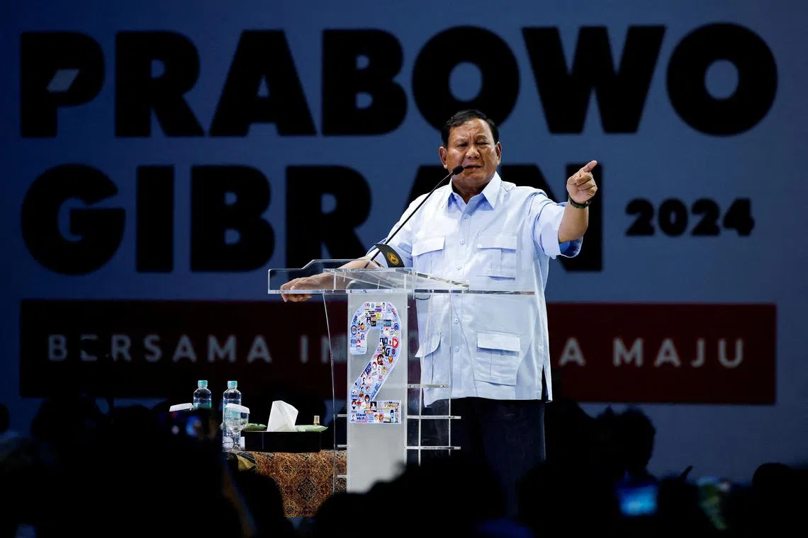 Mr Prabowo said he would implement a plan to retrieve ill-gotten gains in the coming weeks or months.