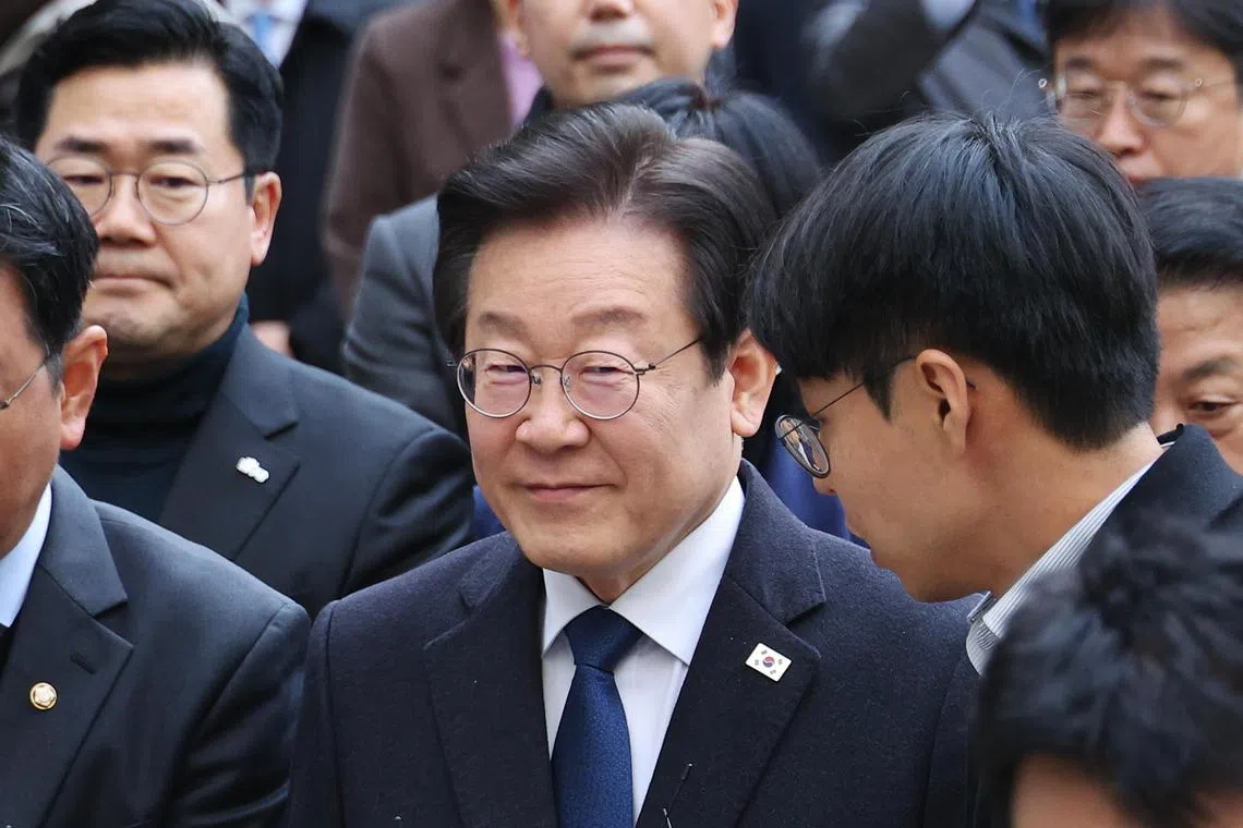 Lee thanked the court for "bringing back truth and justice" after the ruling, as his supporters cheered.