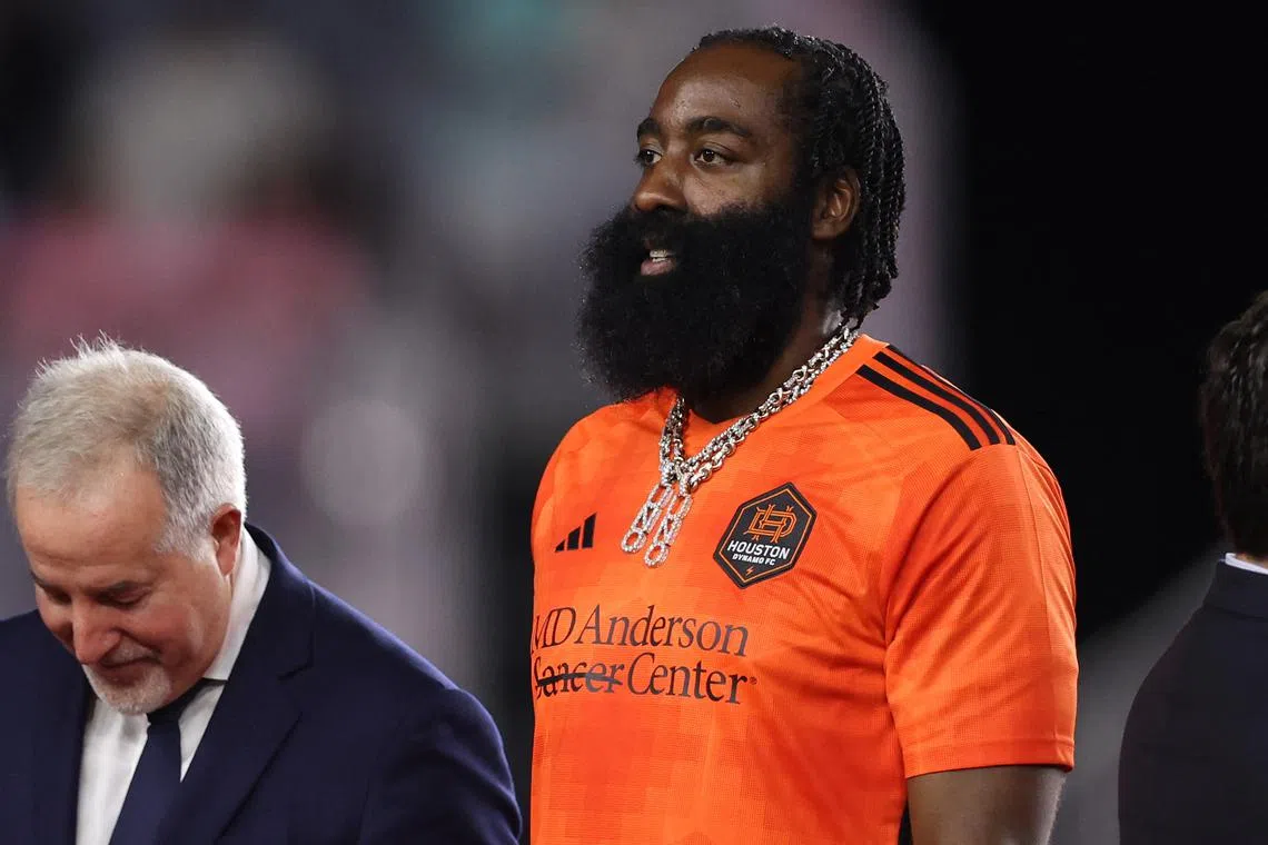 James Harden was a no-show for the Sixers on Oct 2, missing media day.