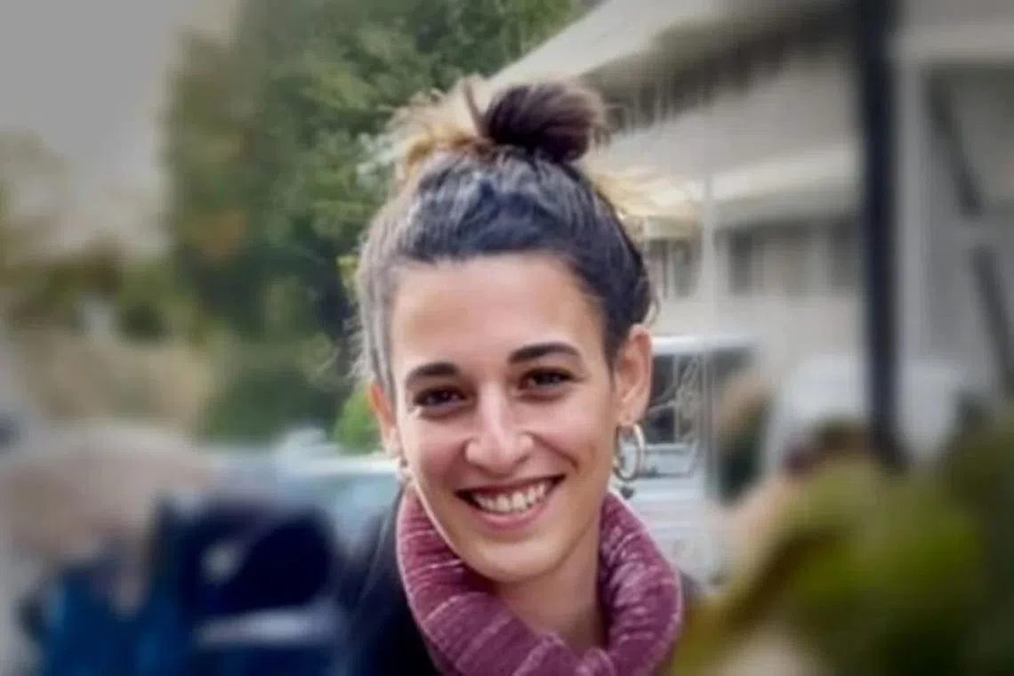 Ms Arbel Yehud, an Israeli hostage held by militant group Hamas.