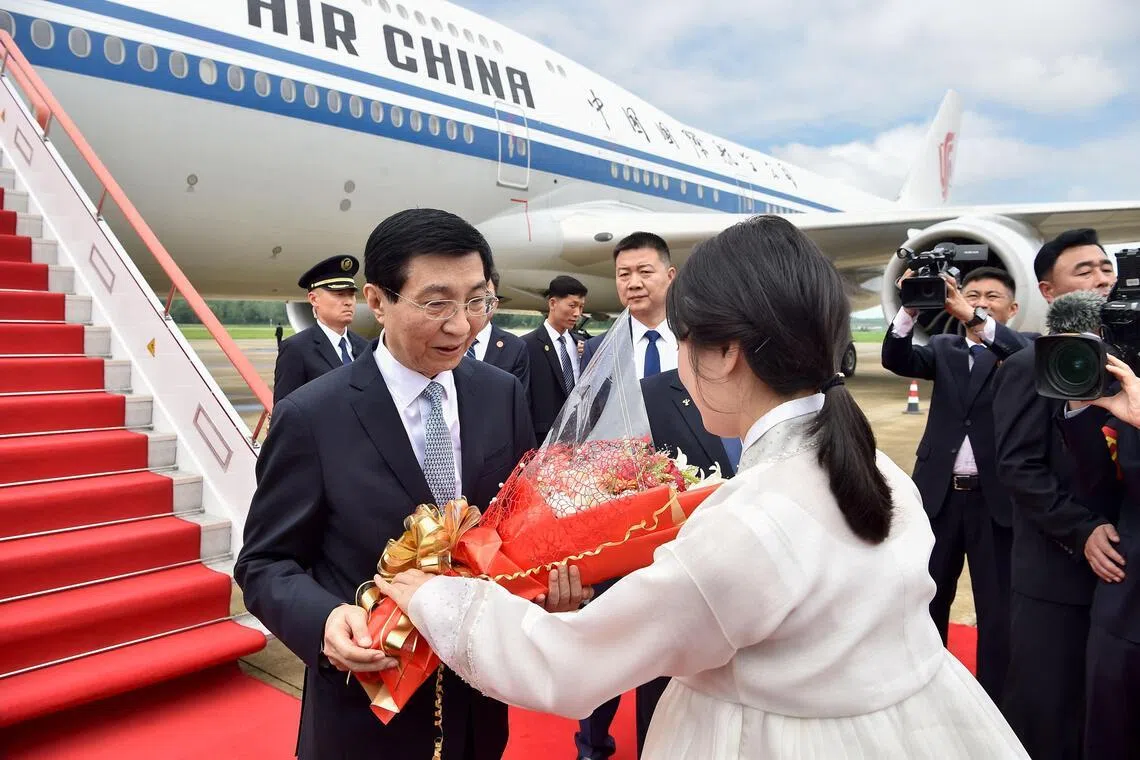 China’s Wang Huning meets top North Korean official in Pyongyang: KCNA