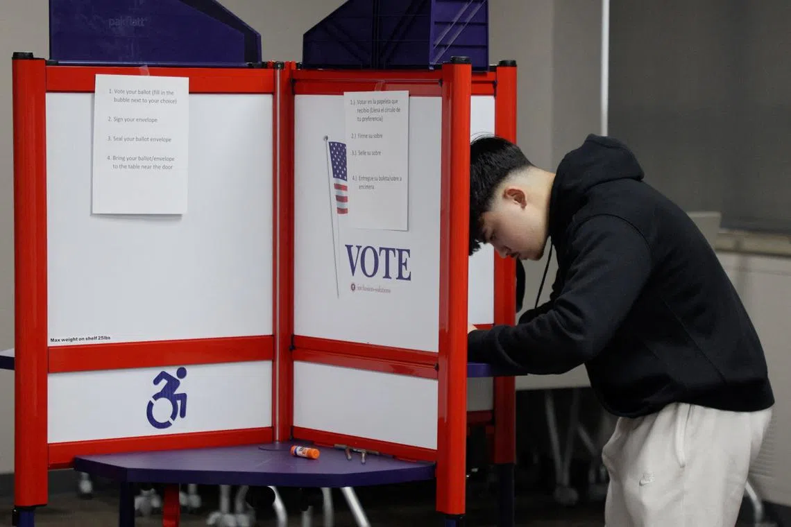 Mr Trump has long questioned the US electoral system.