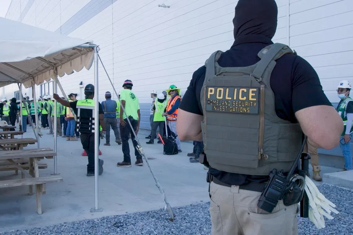 More than 300 South Koreans were among 475 people arrested by US immigration officials in a raid on a Hyundai-LG battery plant being built in the southern US state of Georgia.