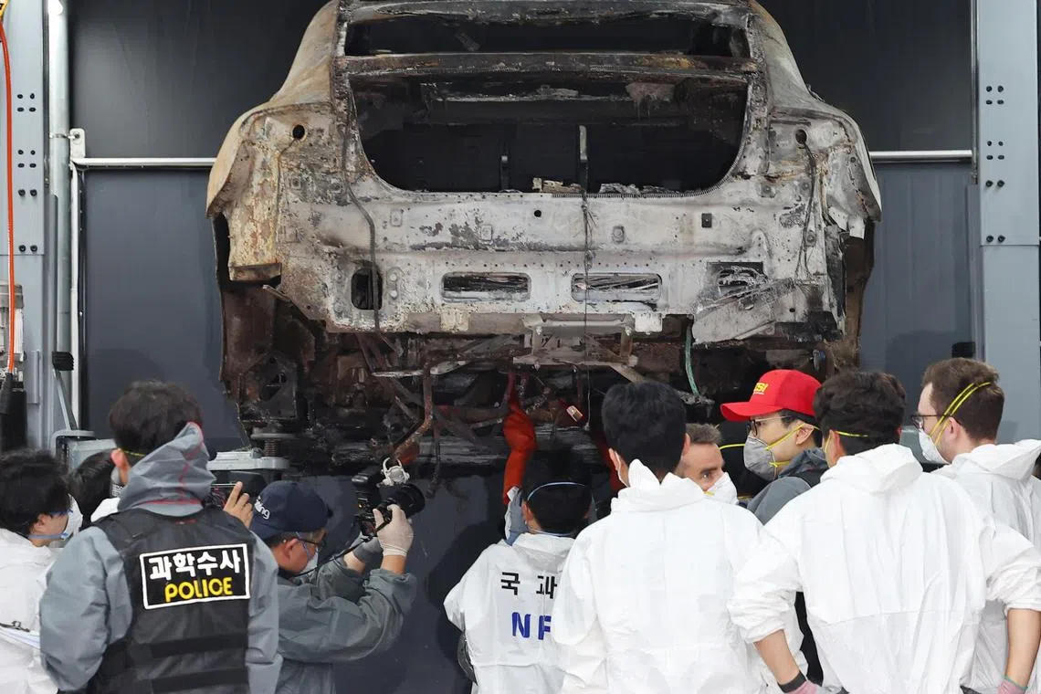 The policy comes a week after an Incheon incident where a Mercedes-Benz EV caught fire in an underground parking lot.