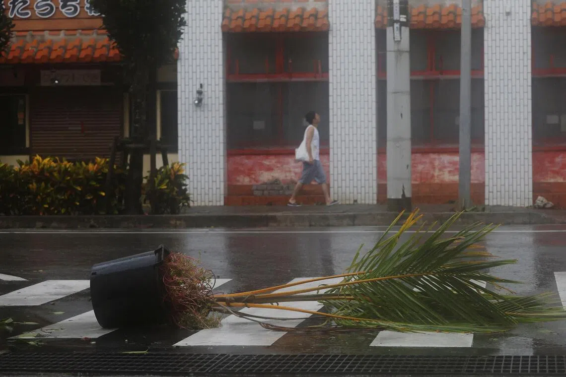 Large typhoon in Pacific to approach south-western Japan islands