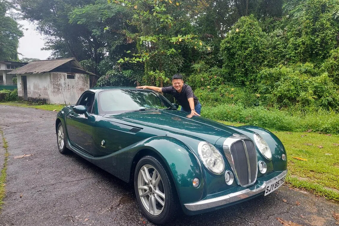 Mr Johnny Wong paid about $160,000 for his 11-year-old Mitsuoka Himiko last year. The car has nine years left in its renewed COE.