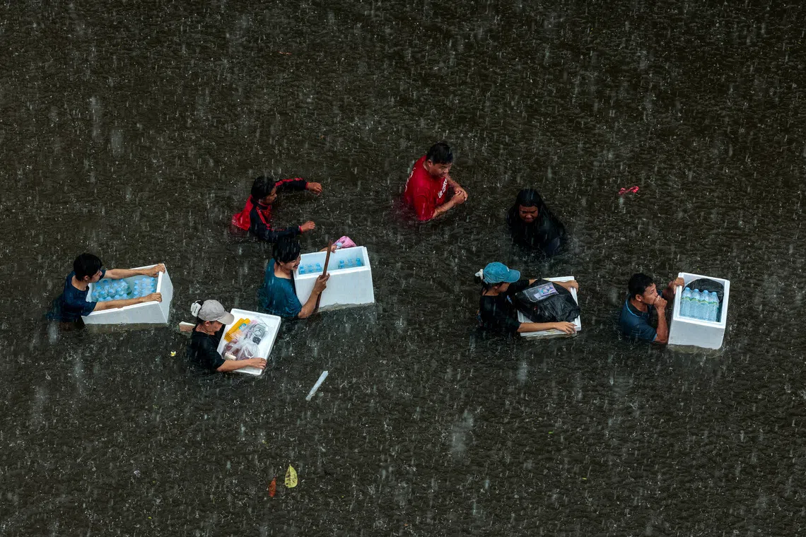 Bangkok floodwaters recede after torrential rain as residents count losses