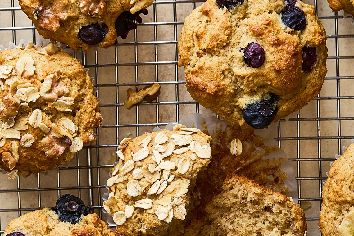 How a top New York chef bakes easy yogurt muffins with her kids – using a food processor