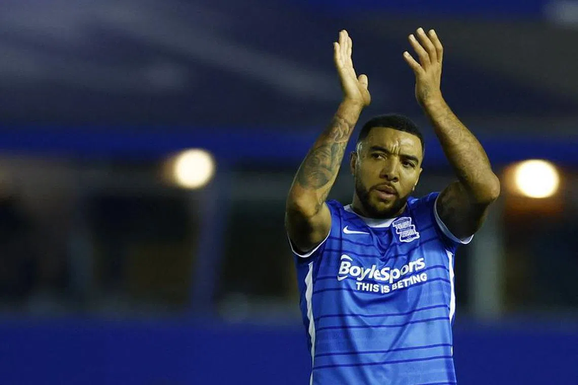 Soccer Football - Championship - Birmingham City v Reading - St Andrews, Birmingham, Britain - December 16, 2022 Birmingham City's Troy Deeney applauds fans after the match Action Images/Andrew Boyers/File Photo