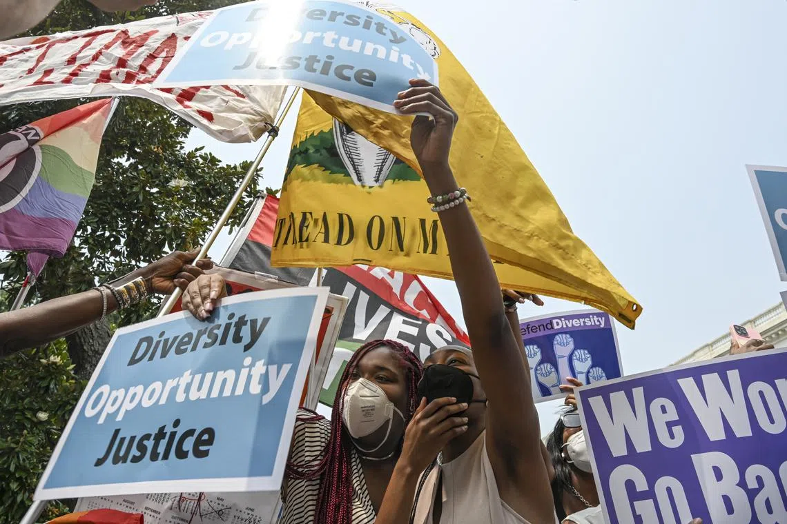 The ruling is expected to result in more White and Asian students and fewer Black and Latino students admitted to elite schools.