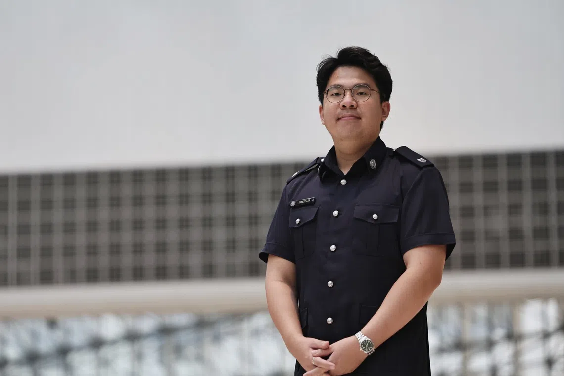 Immigration and Checkpoints Authority officer Ernest Low received an award for showing exemplary integrity by rejecting bribes and reporting corrupt practices.