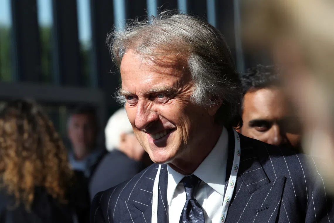 Former Ferrari boss Luca di Montezemolo (above) has openly declared that he is a big fan of Red Bull driver Max Verstappen.