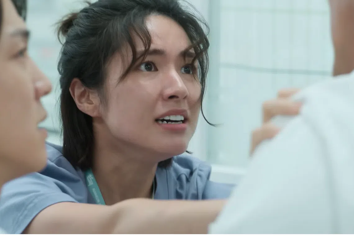 South Korean actress Ahn Ha-young portrayed Jang-mi, a veteran nurse working on the hospital’s severe trauma team, in The Trauma Code: Heroes on Call.