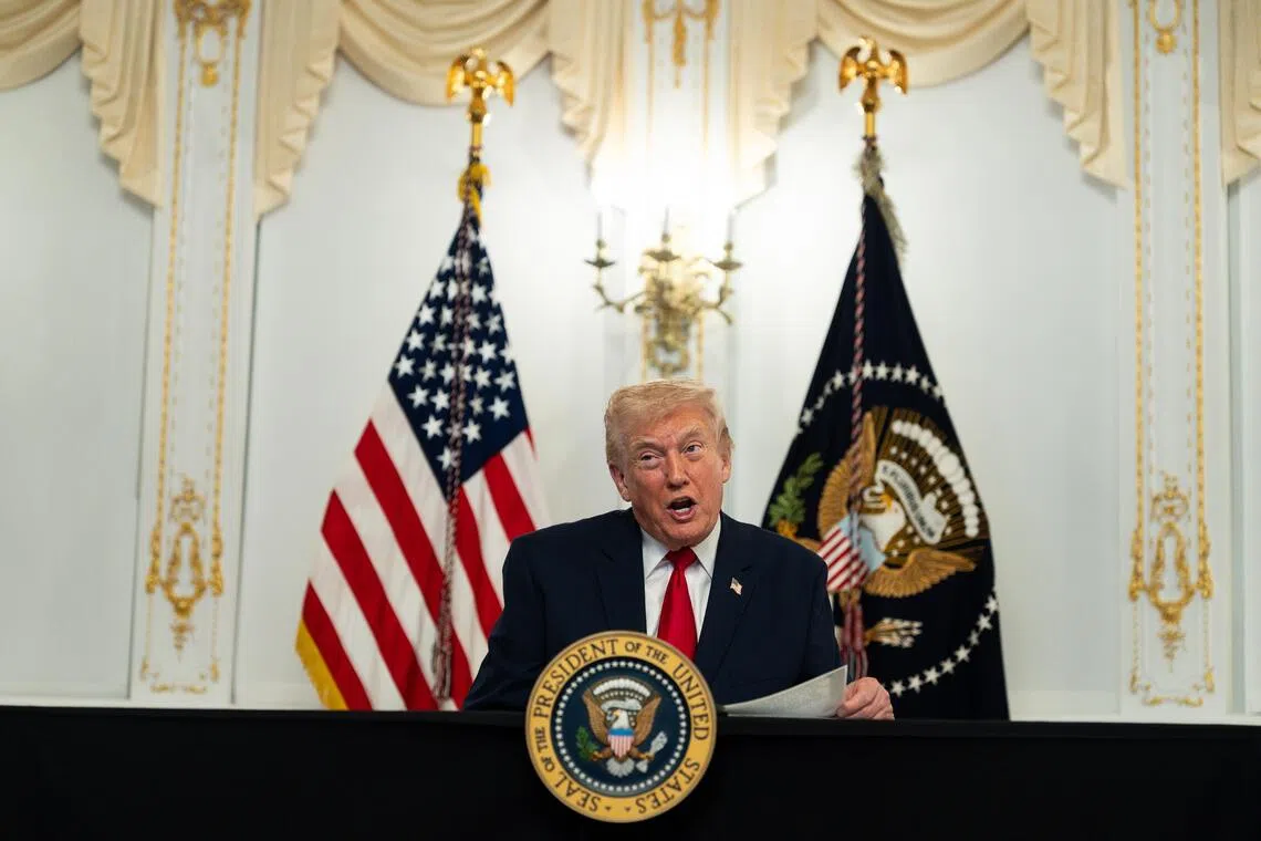 US President Donald Trump called for funds to go directly to individuals rather than insurers.