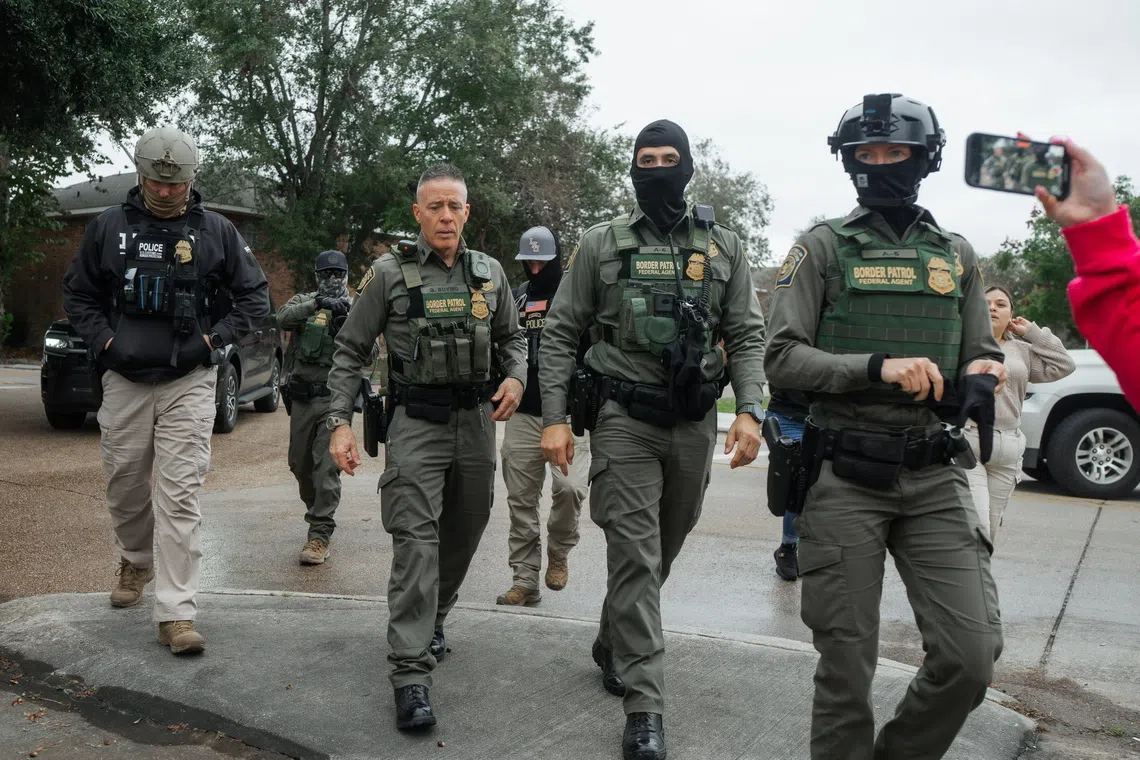 US Border Patrol agents have been deployed to interior cities far from the border where they have routinely made arrests.