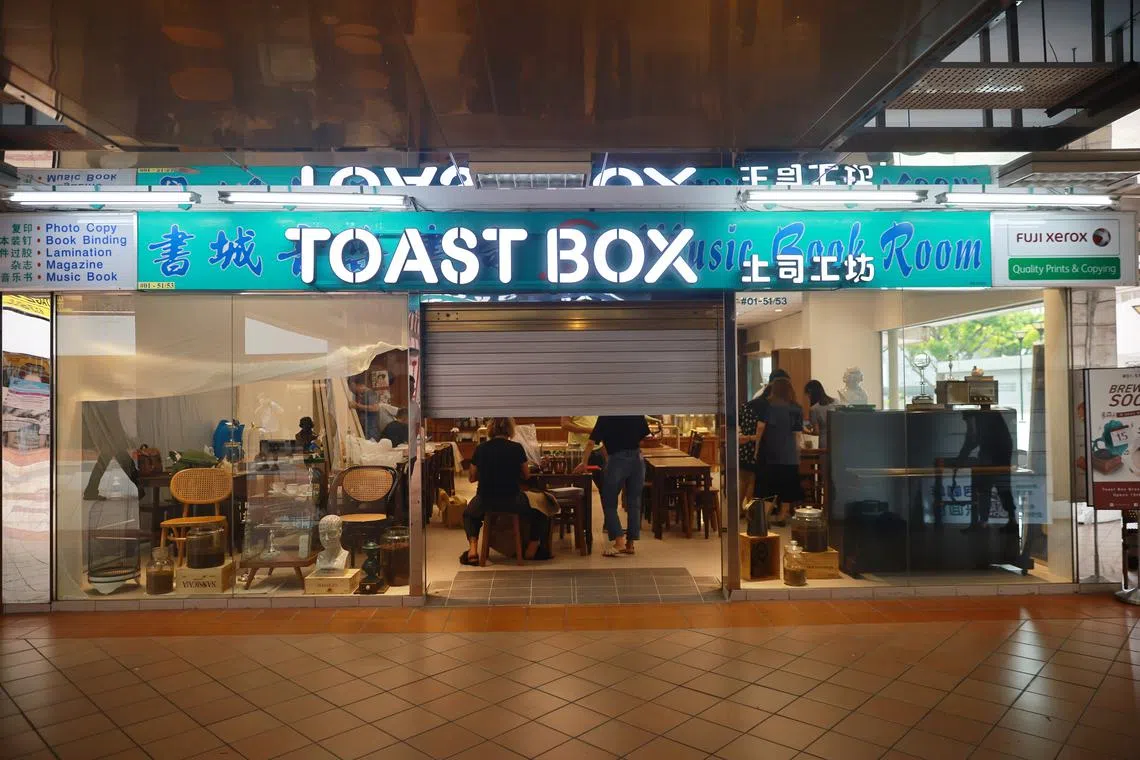 The Music Book Room, which shuttered at the end of February 2023, has made way for Toast Box.