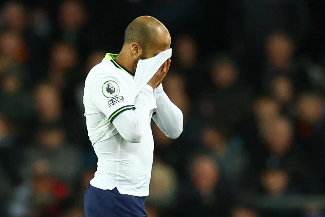 Tottenham Hotspur's Lucas Moura will be allowed to depart when his contract expires in June.