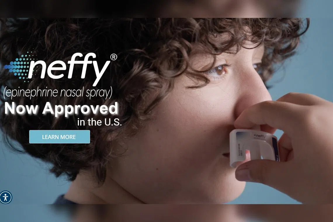 Neffy is expected to be available in the United States within eight weeks of FDA approval, the company said.