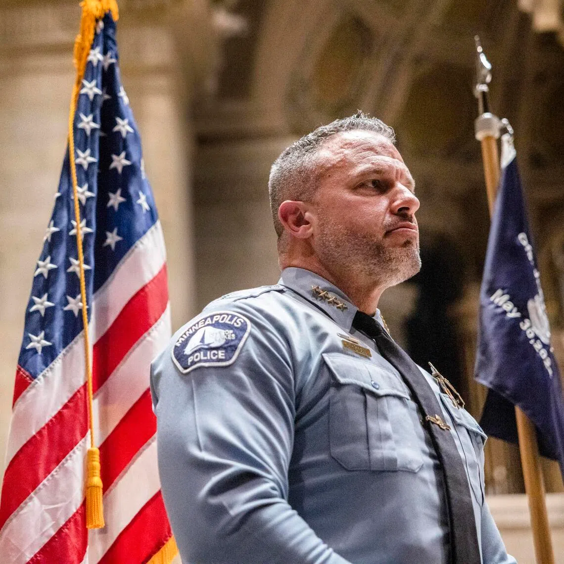Minneapolis police chief Brian O’Hara, who drew national attention for taking the reins of a department reeling after the murder of Mr George Floyd, resigned on May 26.
