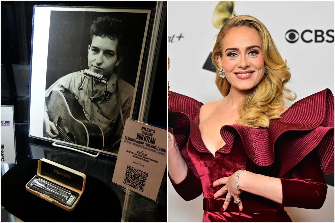 The sale of song rights, including music from Bob Dylan, Adele and Ariana Grande, is expected to fetch US$3 billion (S$4.1 billion) or more.