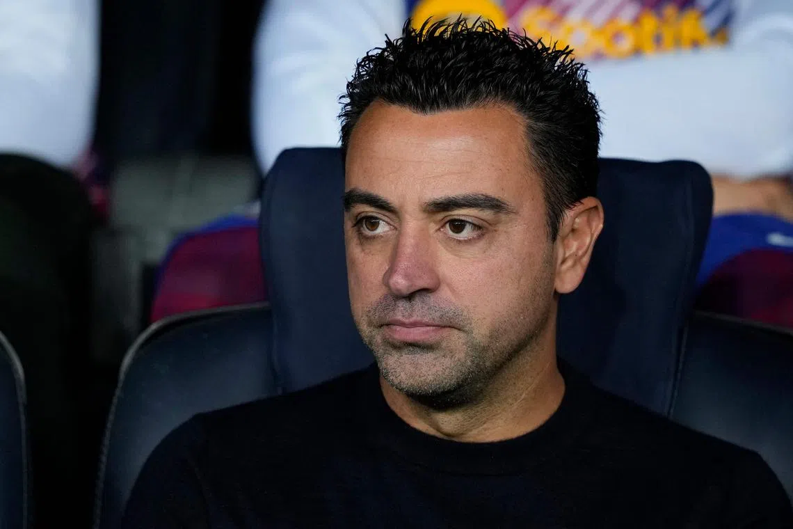 Barcelona coach Xavi Hernandez said he does not like "anything that raises the tension"