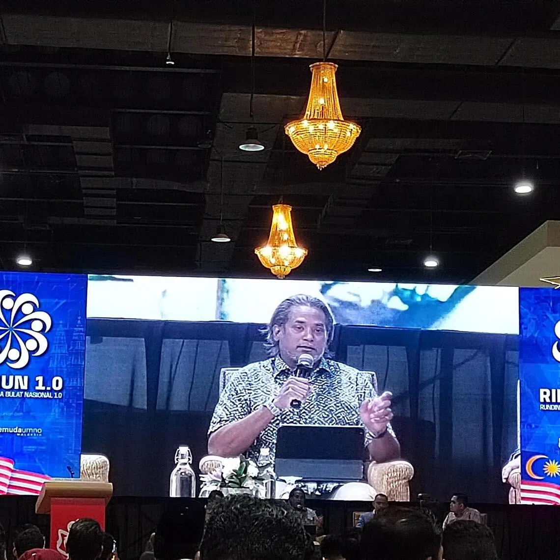 mmkhairy07 - Former health minister Khairy Jamaluddin sharing his thoughts as a panelist at a roundtable discussion organised by Umno Youth at the Kuala Lumpur World Trade Centre on Nov 7, 2025.
