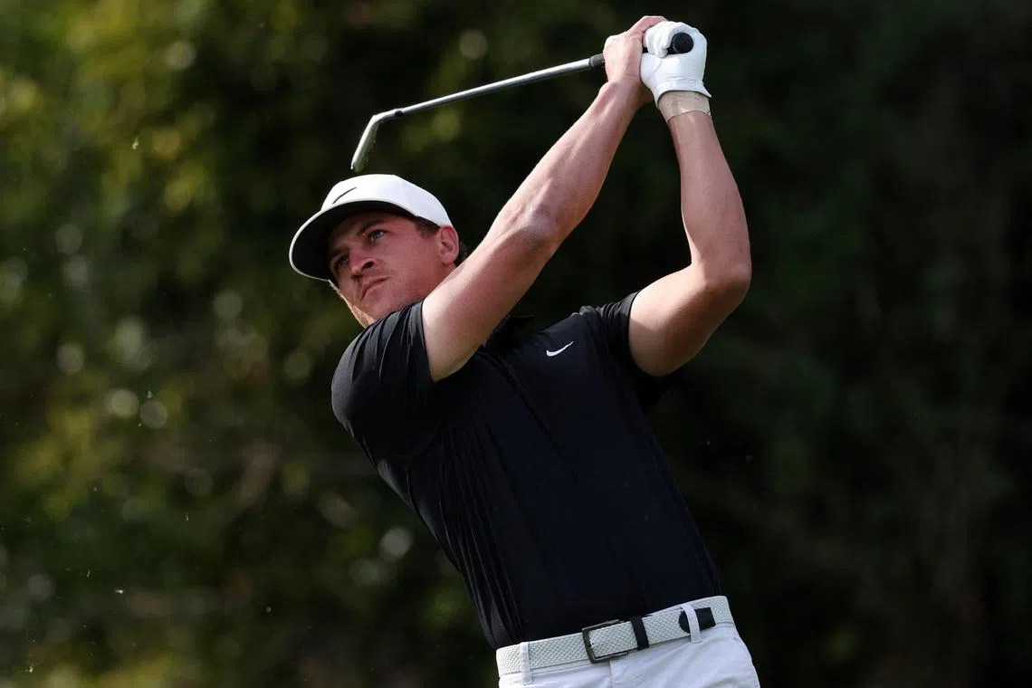 Cameron Champ of the United States topped the PGA Tour's average distance chart in 2022 with a whopping 321 yards.