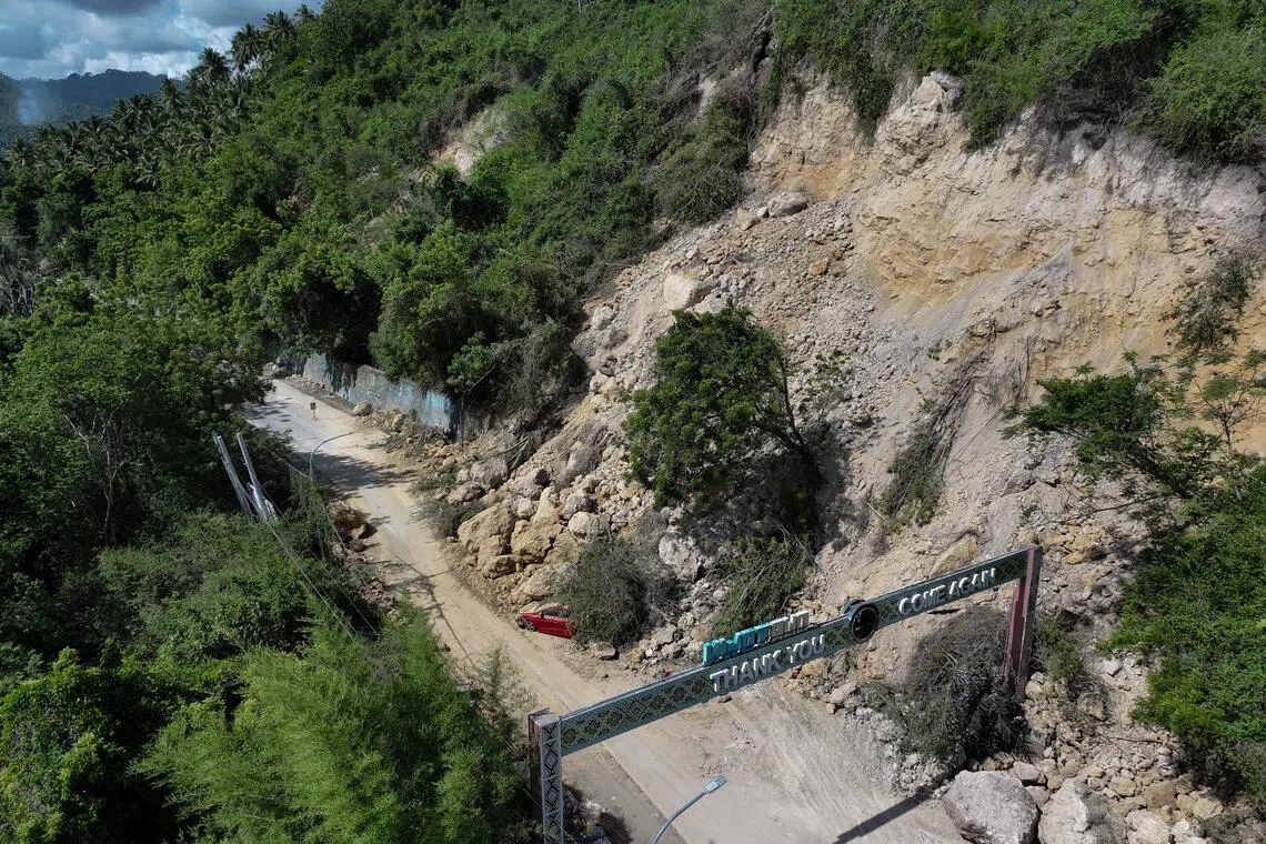 Landslides kill at least 4 in northern Philippines