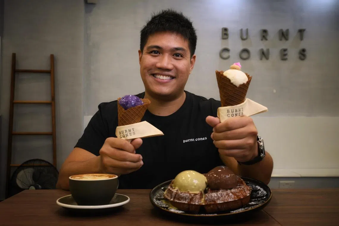 Mr Miles Thng, co-founder and chief executive of Burnt Cones.