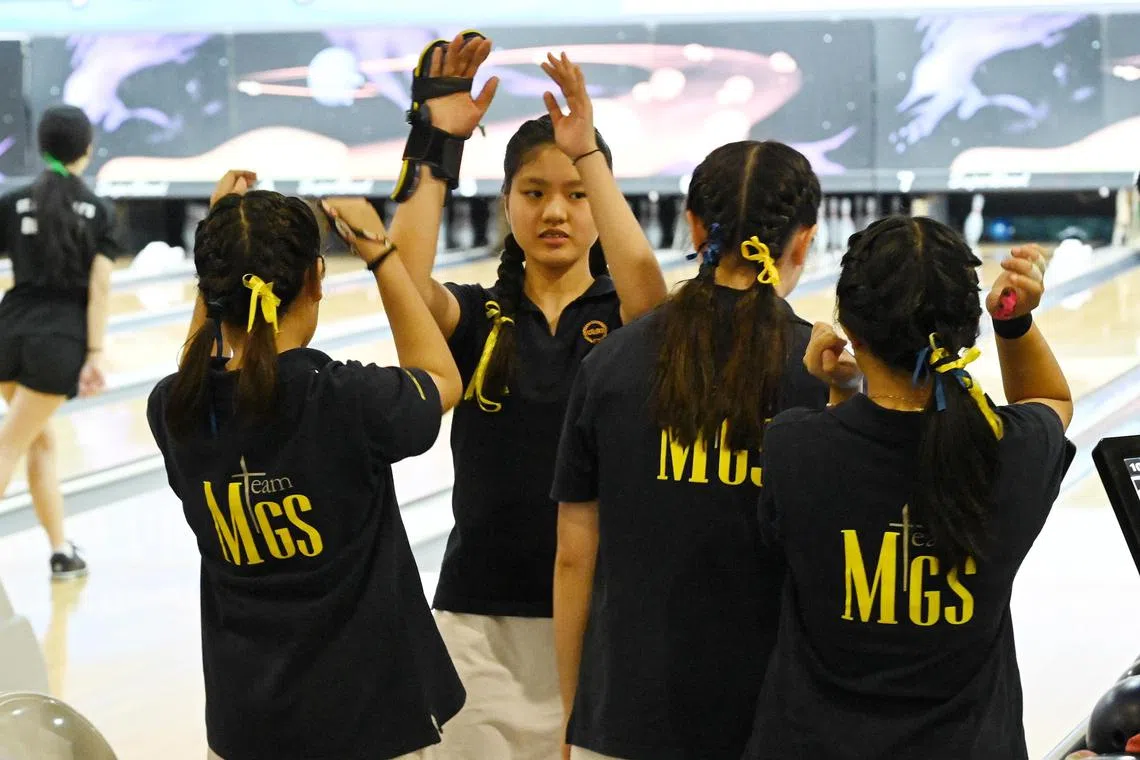 Rachel Foo, 14, won the silver girls' quartets medal with her team from Methodist Girls School at Safra Mount Faber on July 19. 