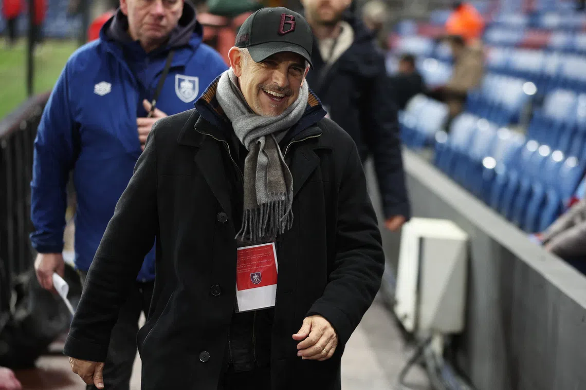 Soccer Football - Premier League - Burnley v Luton Town - Turf Moor, Burnley, Britain - January 12, 2024  Burnley chairman Alan Pace before the match REUTERS/Phil Noble