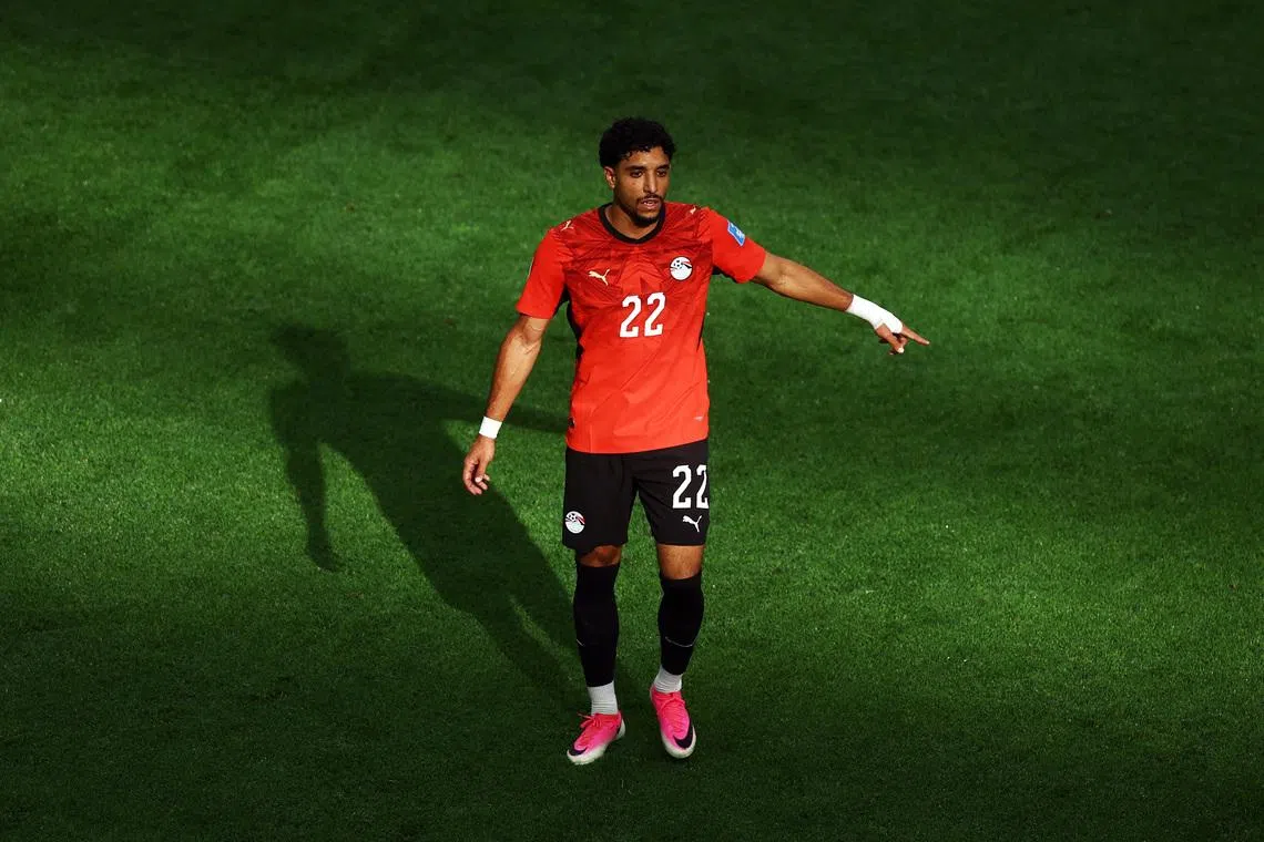 Soccer Football - FIFA World Cup 2026 - Group G - New Zealand v Egypt - BC Place, Vancouver, Canada - June 21, 2026 Egypt's Omar Marmoush in action REUTERS/Lee Smith