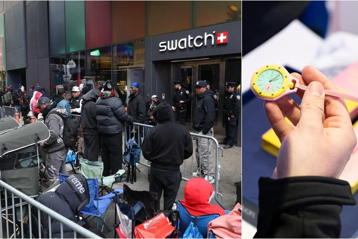 Scuffles from Europe to New York as Swatch sale descends into chaos