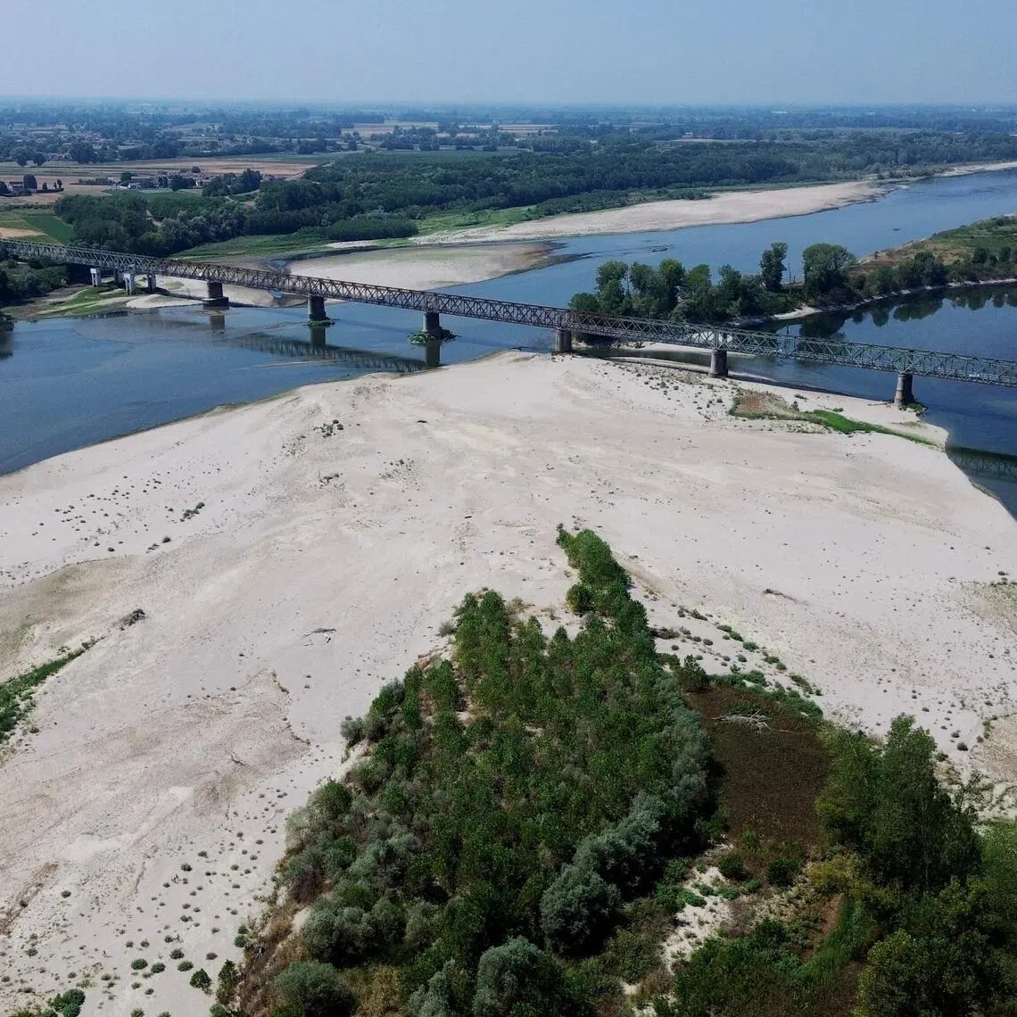 The Po Valley in northern Italy is facing a severe water and drought crisis driven by intense summer heatwaves and sparse rainfall.