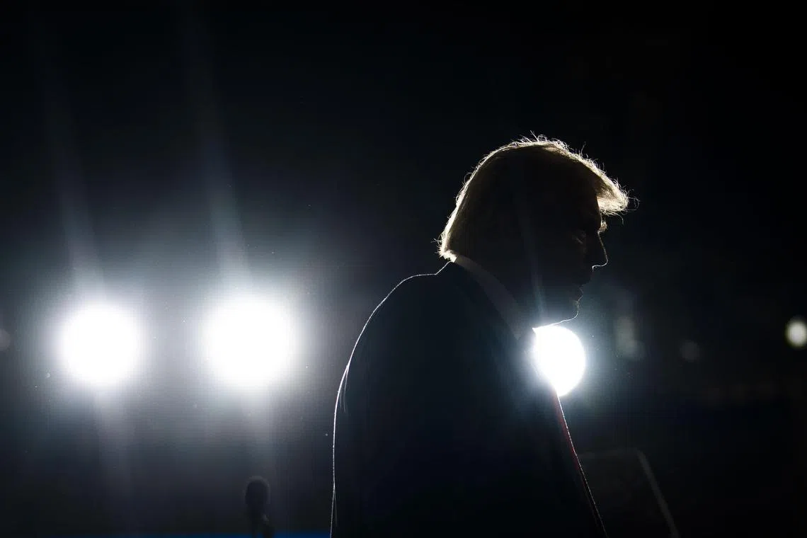 Former President Donald Trump during a campaign rally on July 31, 2024.