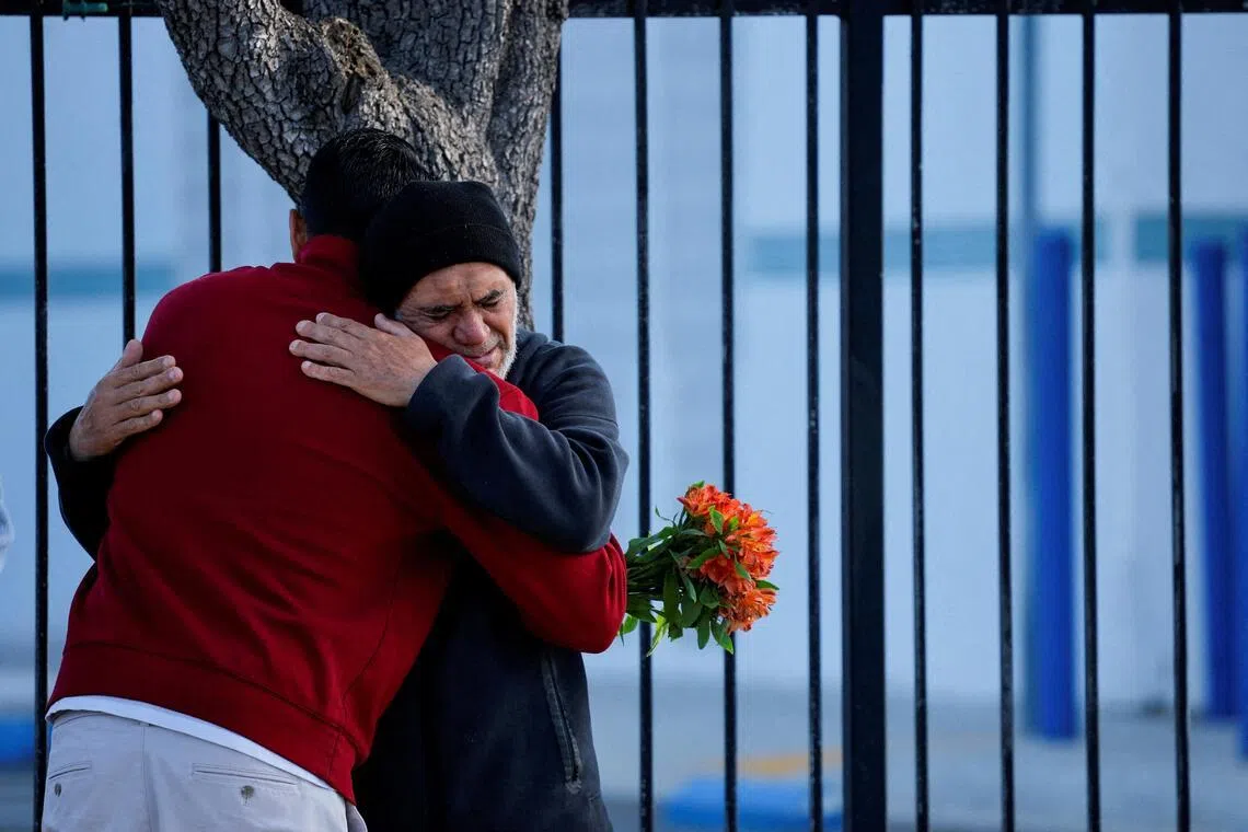 Three people were killed by the two teenage suspects at the Islamic Centre of San Diego.