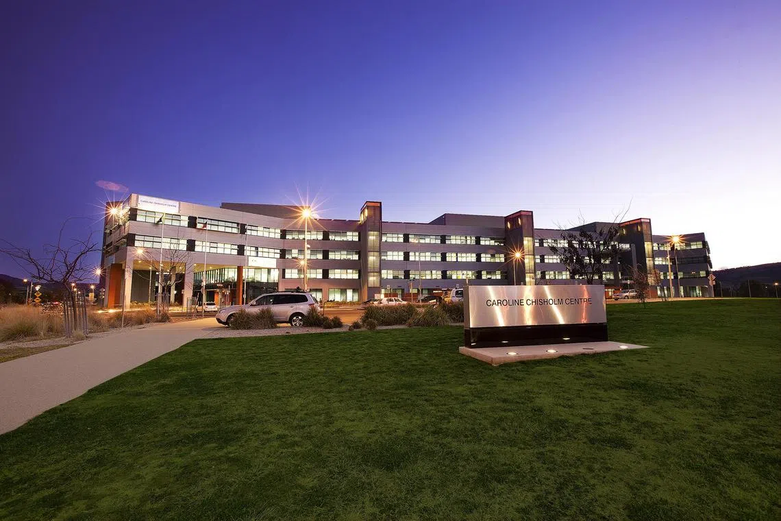 The Caroline Chisholm Centre, an office complex in Canberra, Australia, is one of two commercial properties reporting full occupancy.