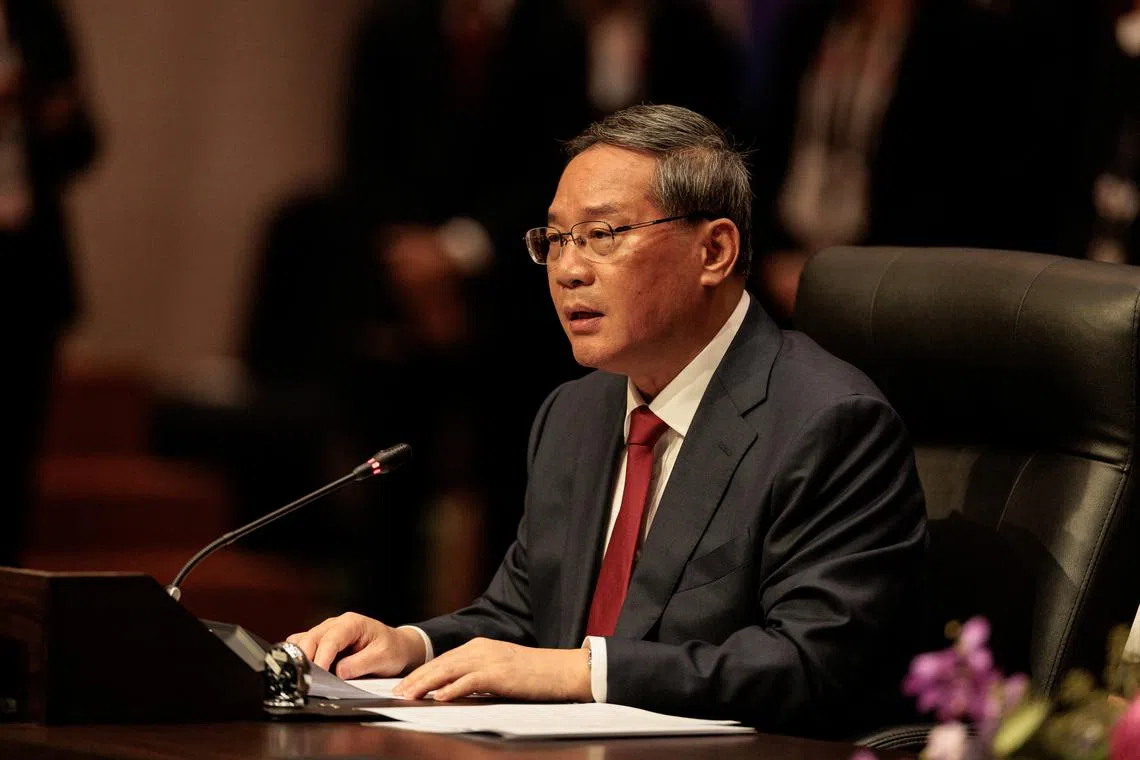Mr Li Qiang urged the bloc to provide a non-discriminatory environment for Chinese firms,
