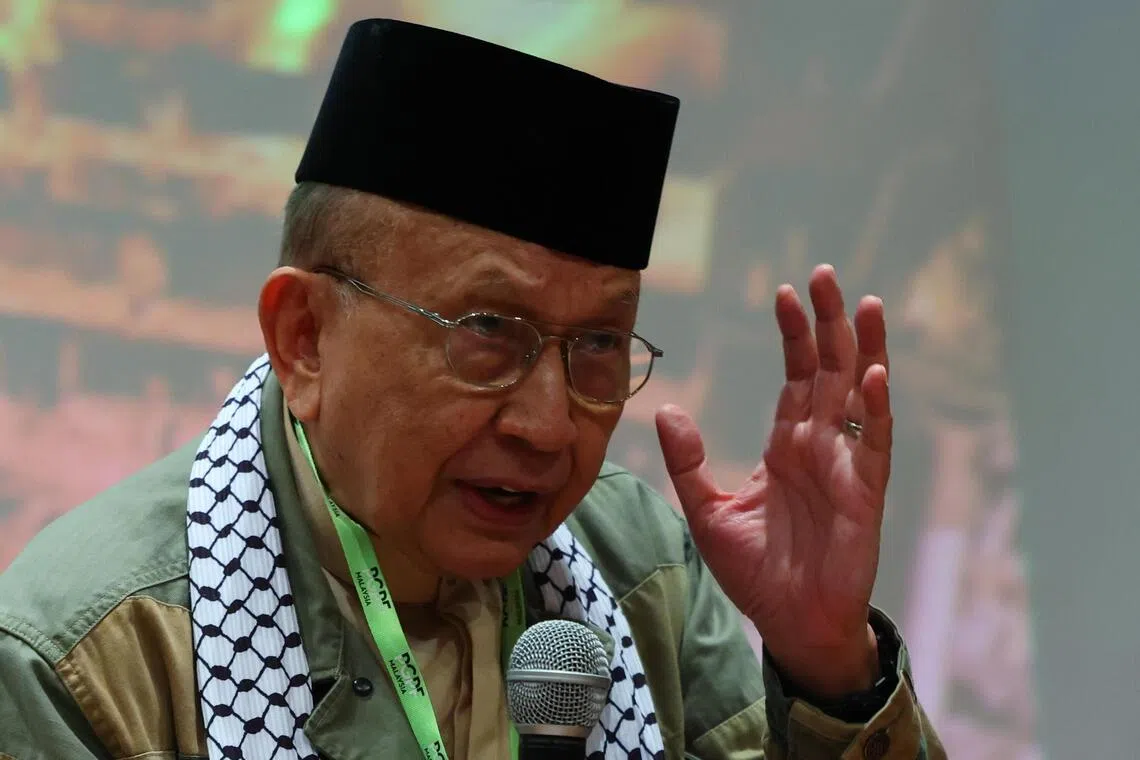 Former cabinet minister Rais Yatim, seen here in a file picture from 2024, is one of the seasoned political figures in Wawasan.