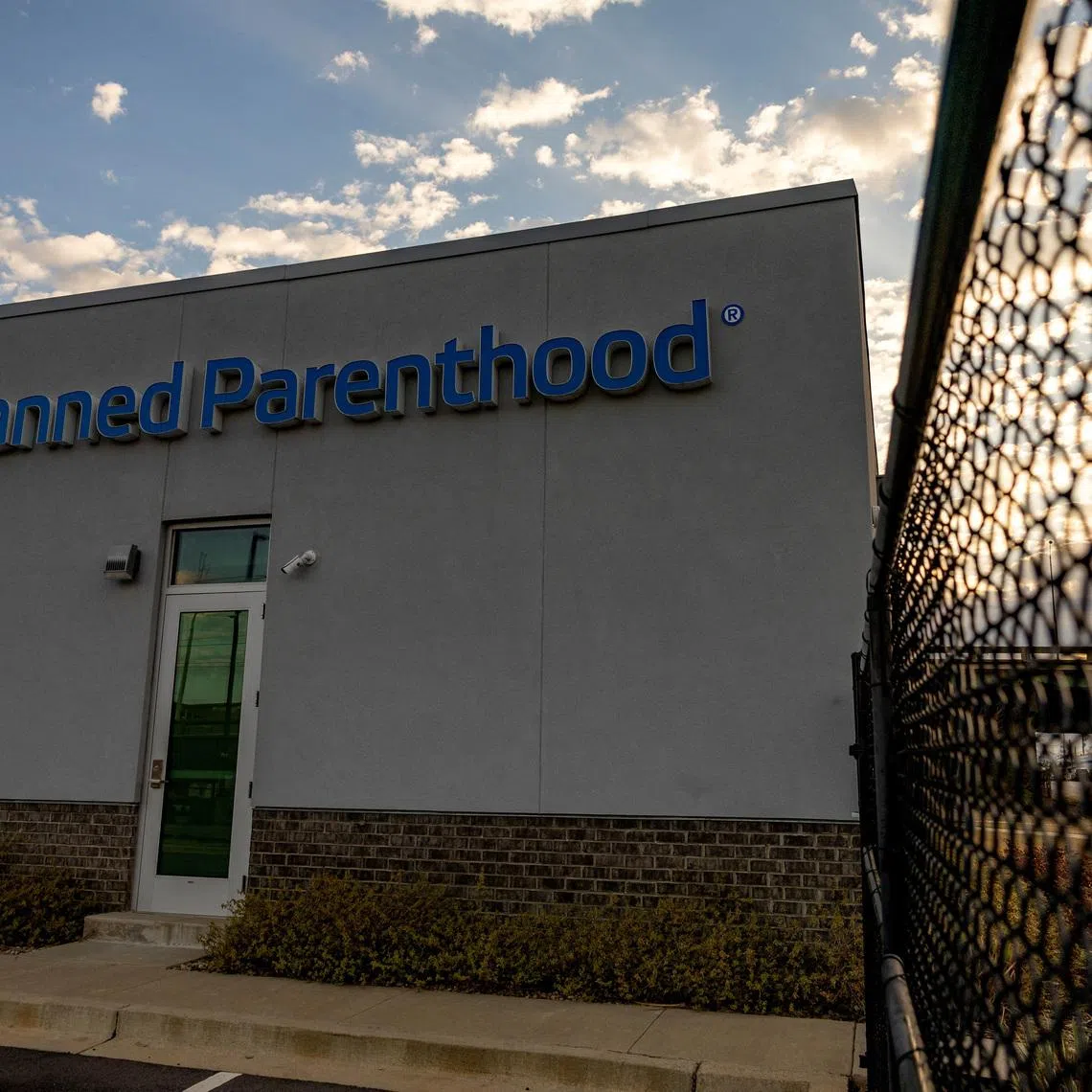 FILE PHOTO: A Planned Parenthood building is seen in Birmingham, Alabama, March 14, 2022. REUTERS/Evelyn Hockstein/File Photo