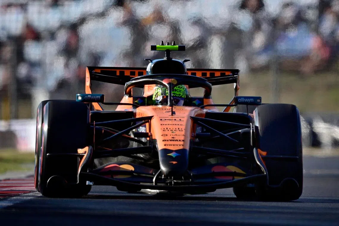 Formula One F1 - Hungarian Grand Prix - Hungaroring, Budapest, Hungary - July 24, 2026 McLaren's Lando Norris during practice REUTERS/Marton Monus