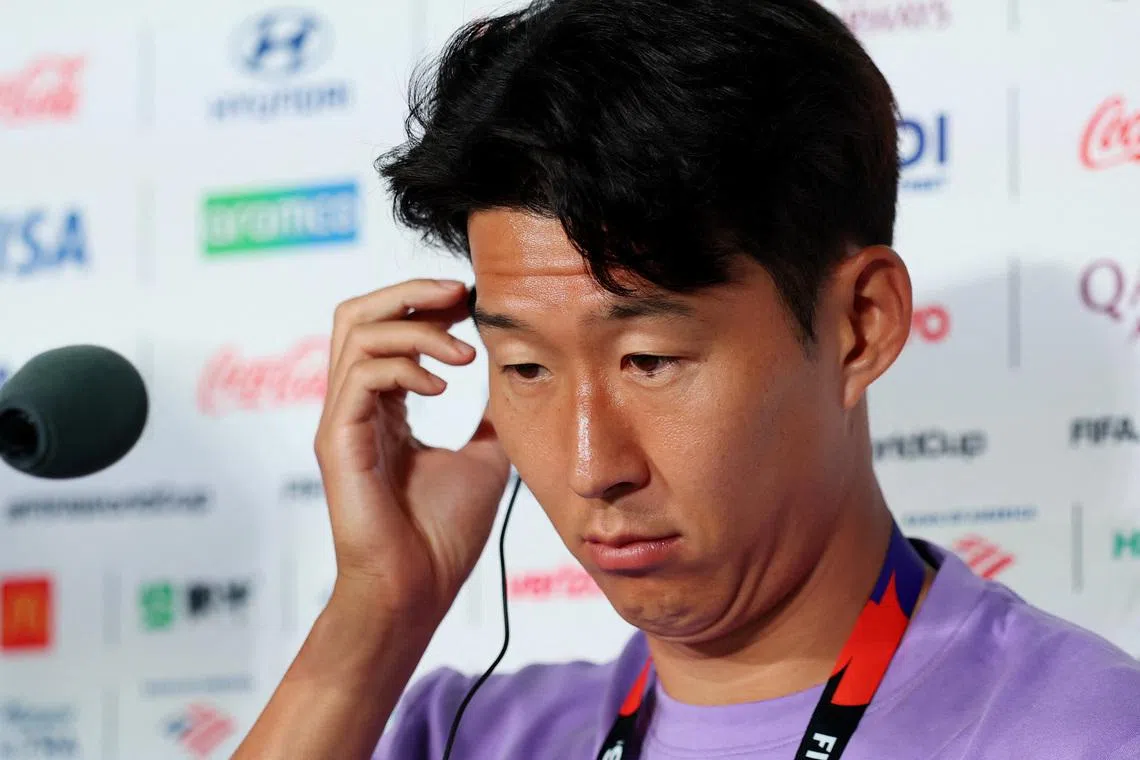 South Korea players shun media duties after remarks about Son's military service