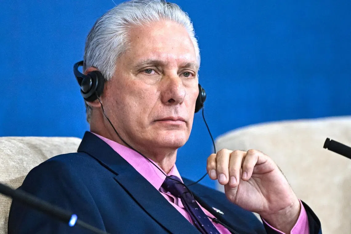 Cuban President Miguel Diaz-Canel said that relations between the nations must be based in international law instead of hostility.