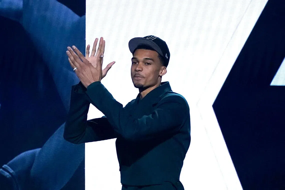 French basketball player Victor Wembanyama comes into the league with a buzz that has not been seen since LeBron James.