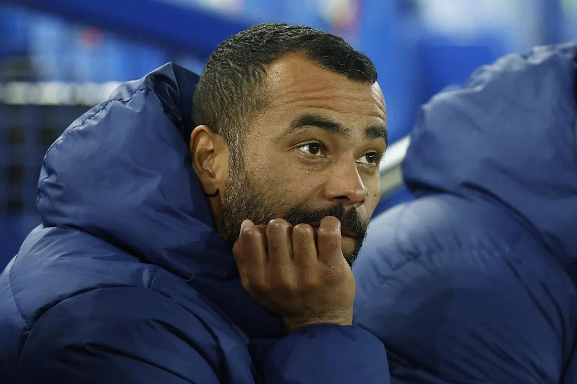 FILE PHOTO: Soccer Football - European Under-21 Championship Qualifying - Group F - England v Northern Ireland - Goodison Park, Liverpool, Britain - November 21, 2023  England coach Ashley Cole before the match Action Images via Reuters/Jason Cairnduff