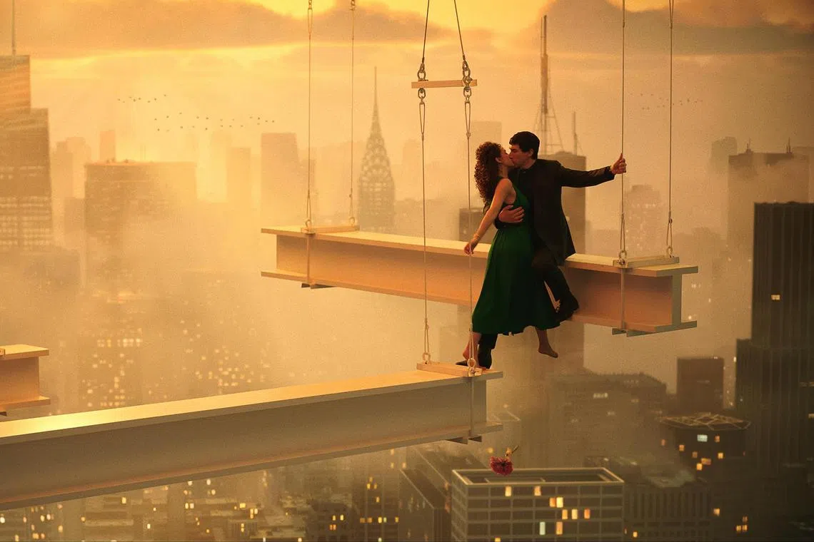 Megalopolis stars Nathalie Emmanuel (left) and Adam Driver.