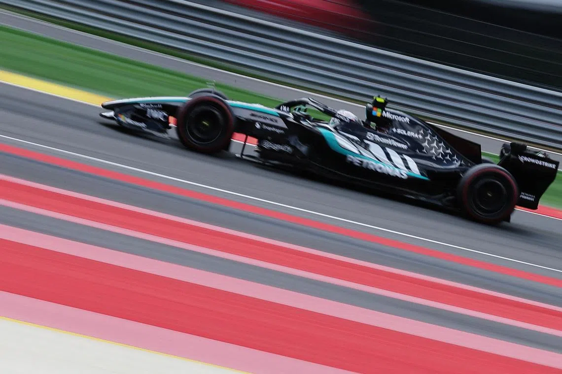 Formula One F1 - Belgian Grand Prix - Circuit de Spa-Francorchamps, Stavelot, Belgium - July 18, 2026 Mercedes' Andrea Kimi Antonelli during practice REUTERS/Christian Hartmann