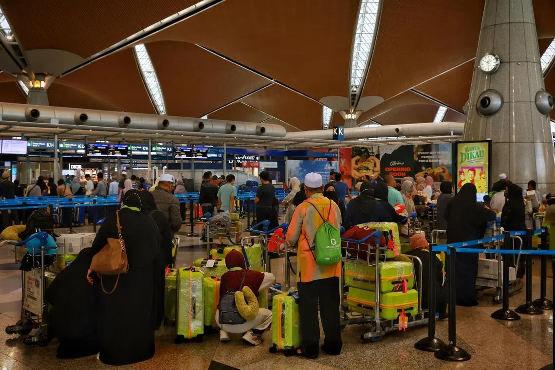 A shooting occurred in Malaysia's KLIA at the early hours of April 14, when a man tried to kill his wife but hit her bodyguard instead.