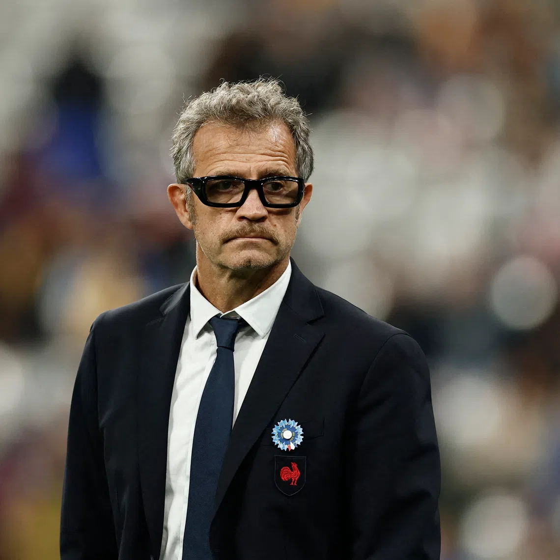 Rugby Union - Autumn Internationals - France v South Africa - Stade de France, Saint-Denis, France - November 8, 2025 France head coach Fabien Galthie before the match REUTERS/Benoit Tessier