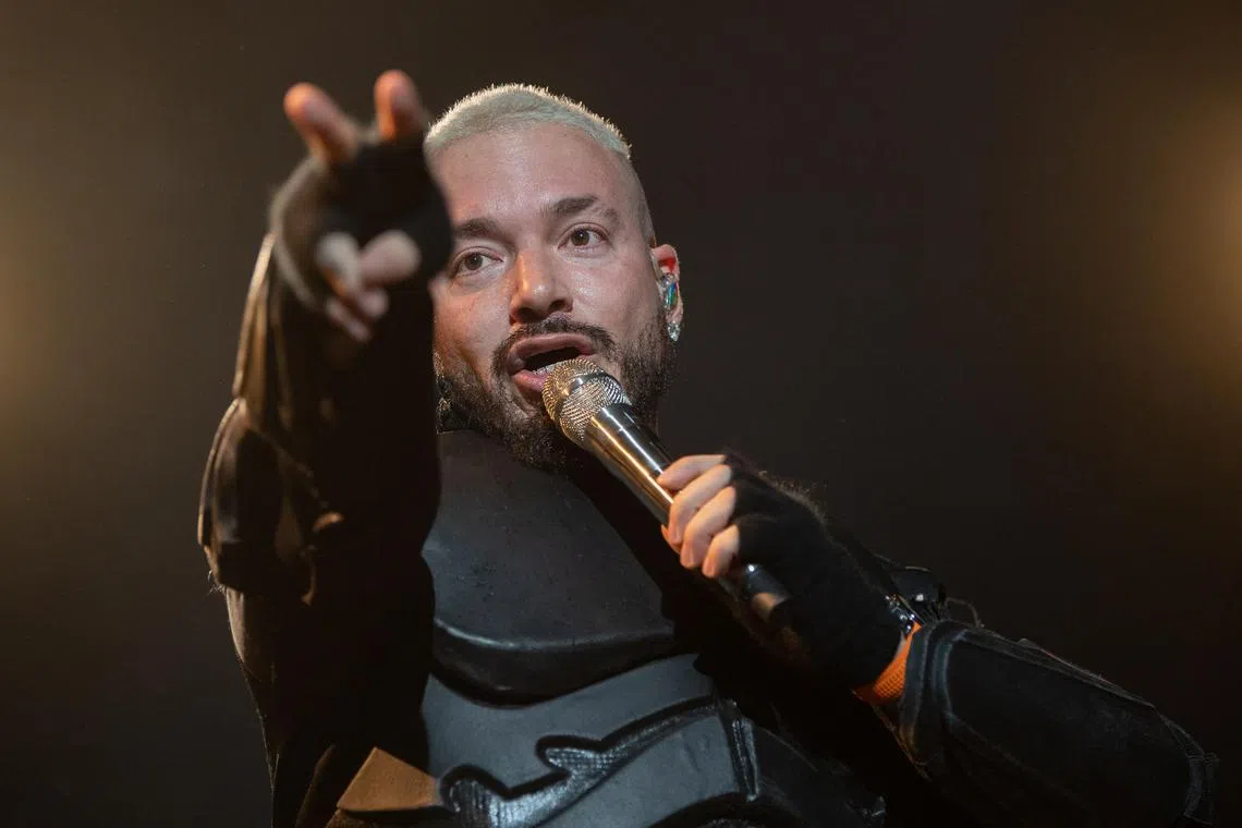Colombian singer J Balvin's Singapore concert is part of Marina Bay Sands’ Where Music Takes Over music festival.